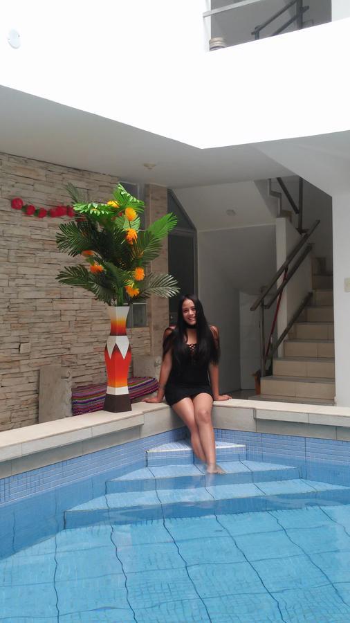 Hospedaje Casa Blanca Beach Cajamarca Eksteriør billede